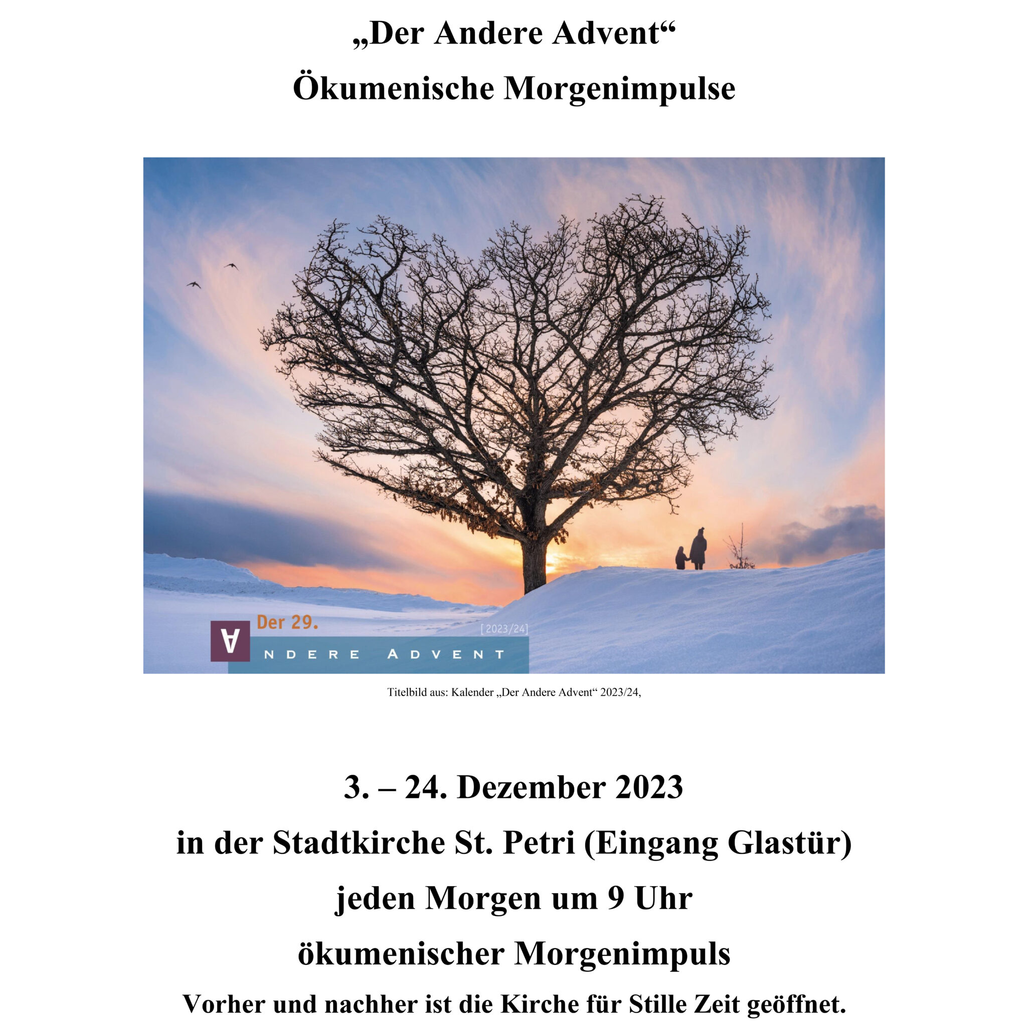 Der Andere Advent Pastoraler Raum GesekeErwitte