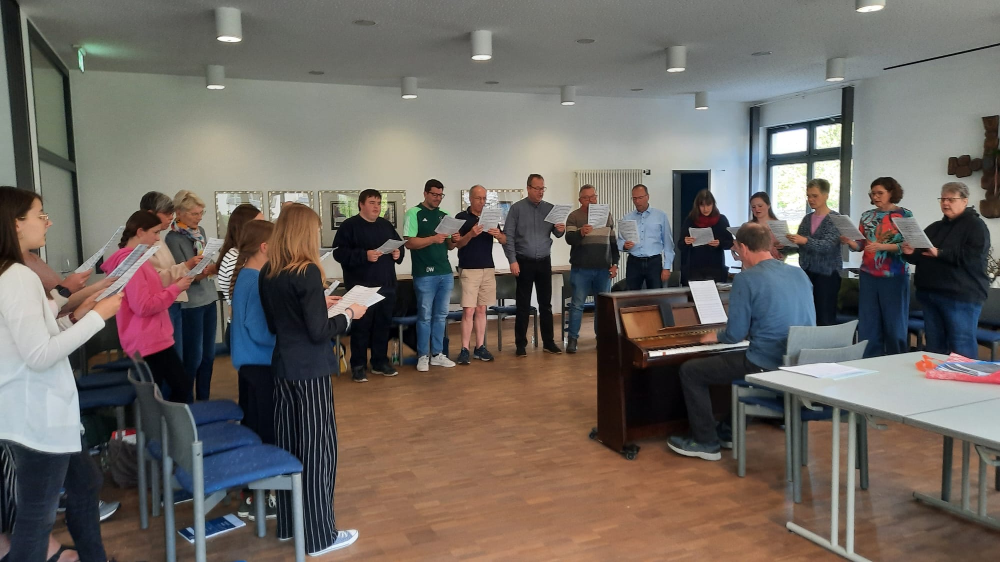Probenarbeit für die Berliner Philharmonie